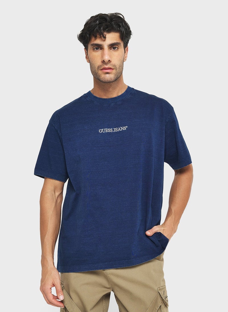 GUESS Logo Crew Neck T-Shirt - Image 1